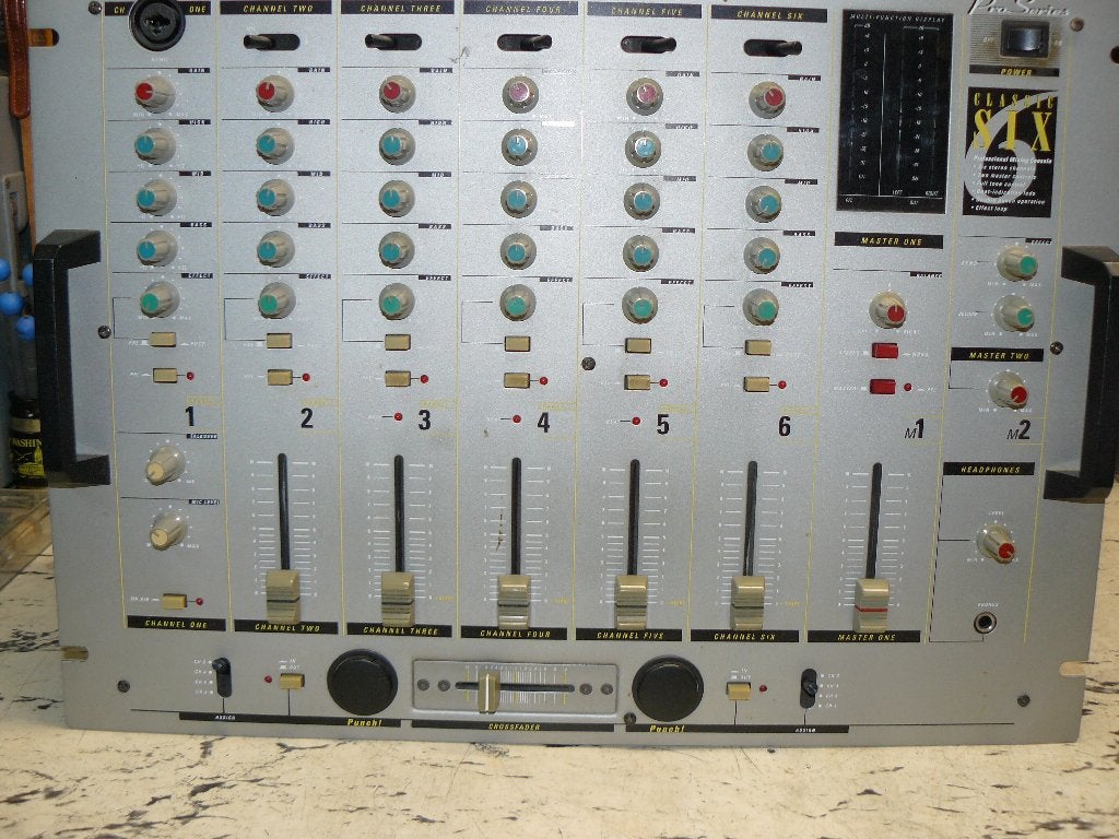 Mengpaneel JB Systems Pro Classic Six, Muziek en Instrumenten, Ophalen, Zo goed als nieuw, 5 tot 10 kanalen, Microfooningang
