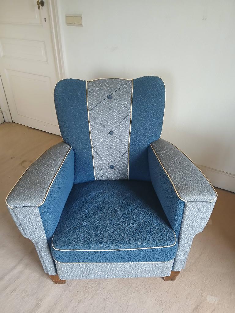 Fauteuil in art deco-stijl, Antiek en Kunst, Ophalen