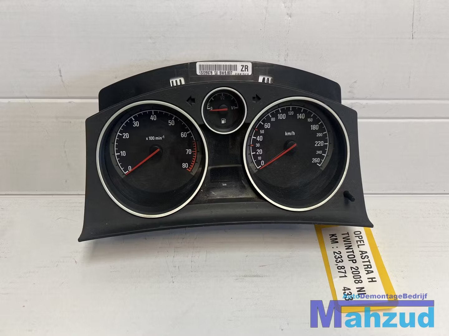 OPEL ASTRA H TWINTOP 1.8 Kilometer km teller unit 2005-2010, Autos : Pièces & Accessoires, Tableau de bord & Interrupteurs, Opel