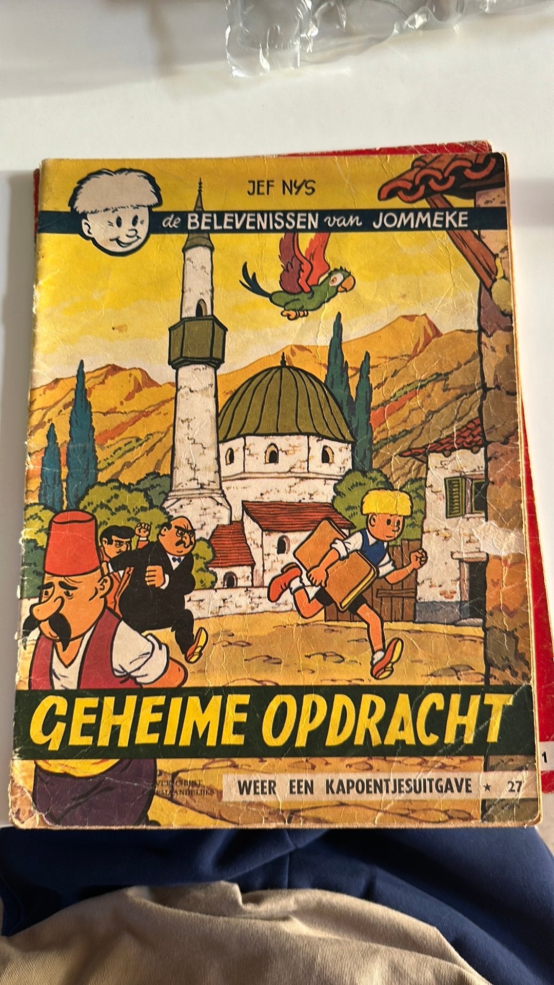 Jommeke 27 – Geheime Opdracht – oude Kapoentjesuitgave, Boeken, Ophalen of Verzenden, Zo goed als nieuw