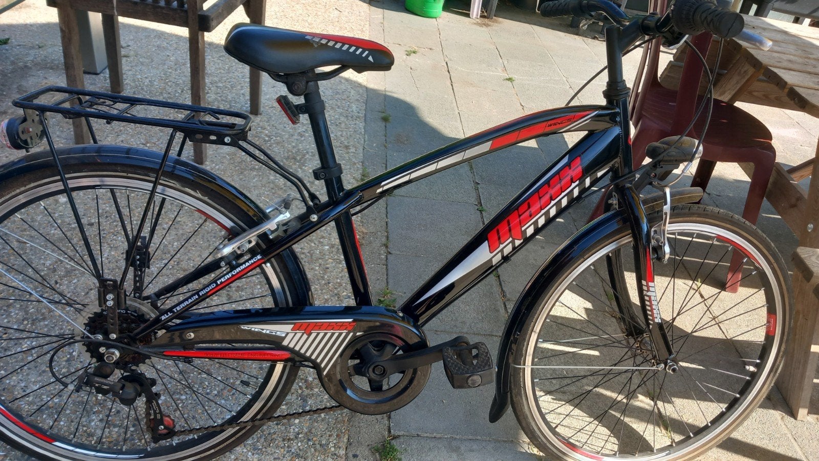 Wings-Maxx fiets jongens 22 inch, Fietsen en Brommers, Ophalen, 22 inch