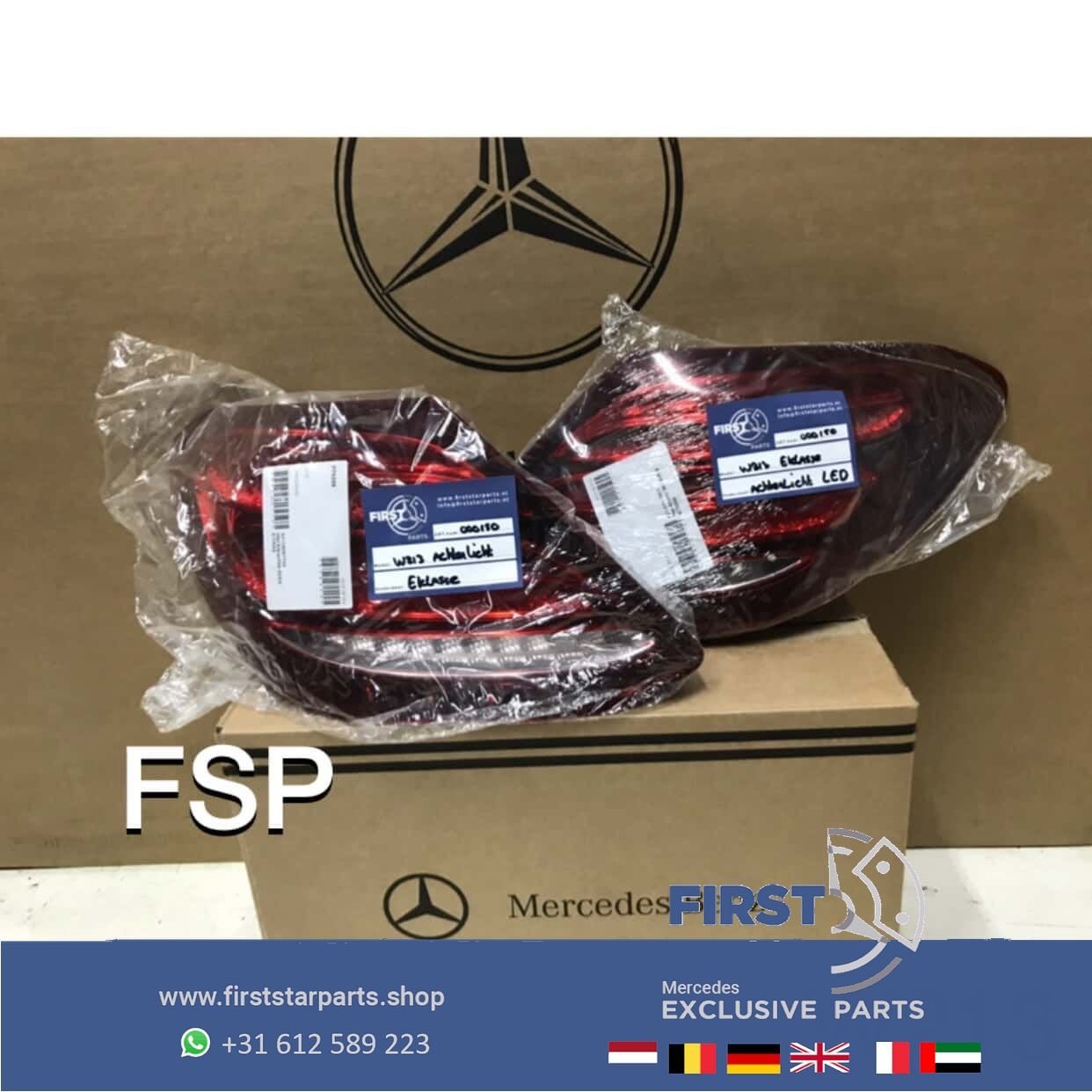 W213 E63 AMG VOL LED ACHTERLICHT Mercedes E Klasse 2016-2021