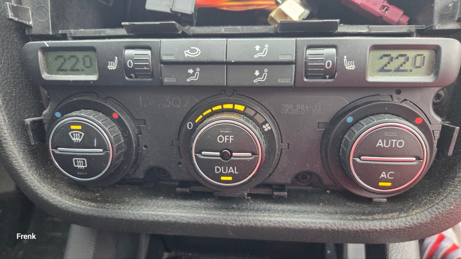 Panneau de commande électronique du chauffage et de la clima, Enlèvement ou Envoi, Utilisé, Volkswagen