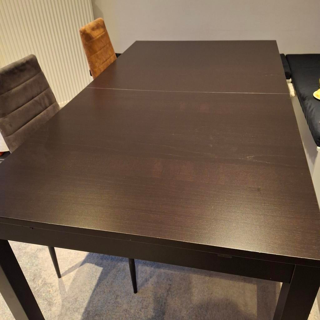 Donkerbruine ikea tafel, Huis en Inrichting, Tafels | Eettafels, Ophalen