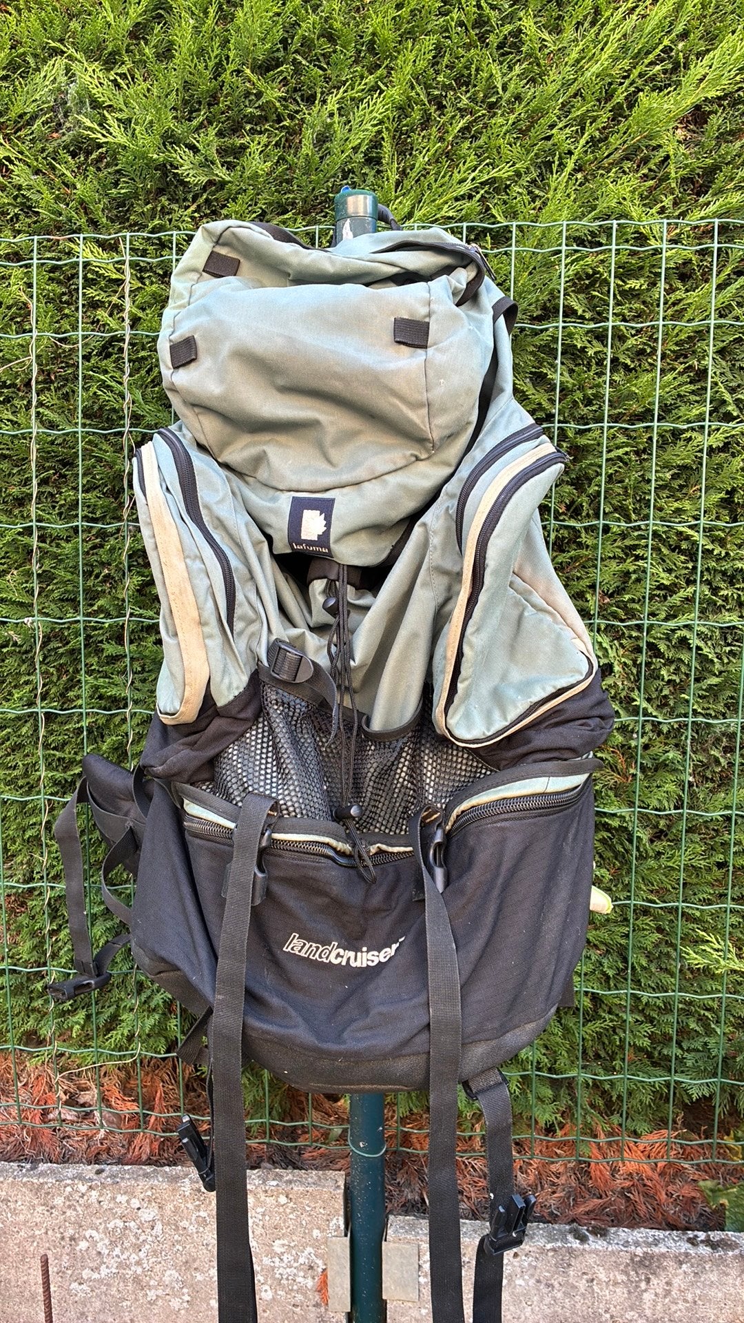 Trekking rugzak lafuma 70l, Ophalen of Verzenden, Gebruikt, Rugzak
