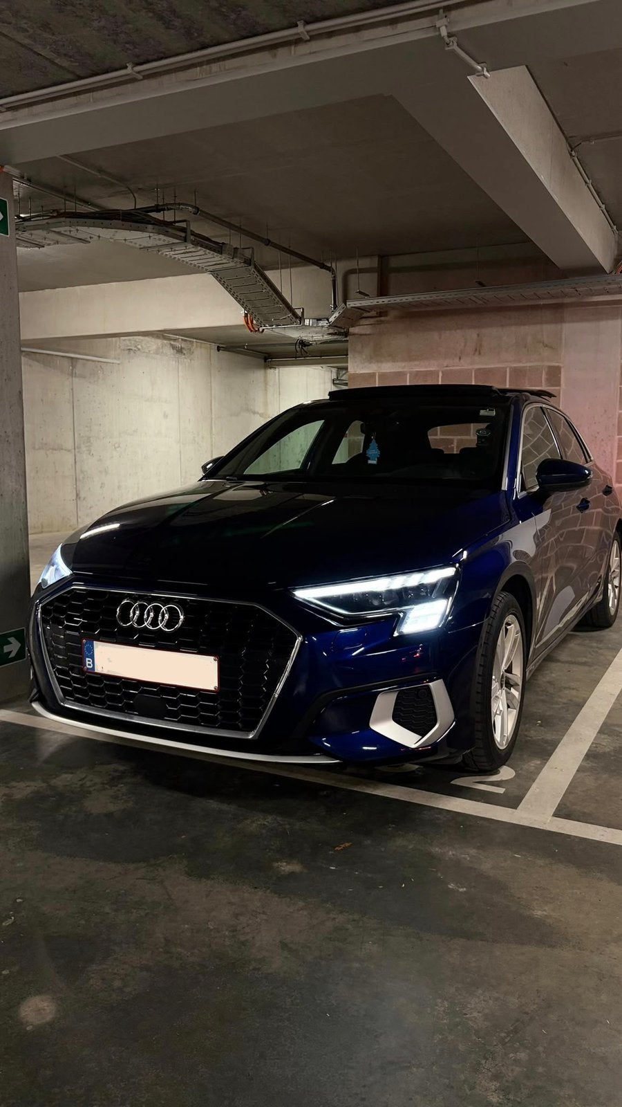 Audi A3 Sportback 35 TFSI Advanced S tronic – 1.5, Auto's, Stof, 1498 cc, 4 cilinders, Blauw