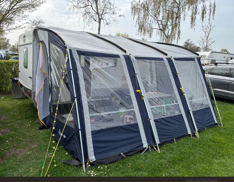 voortent voor caravan, Caravans en Kamperen, Voortenten en Luifels, Ophalen, Zo goed als nieuw, Starcamp