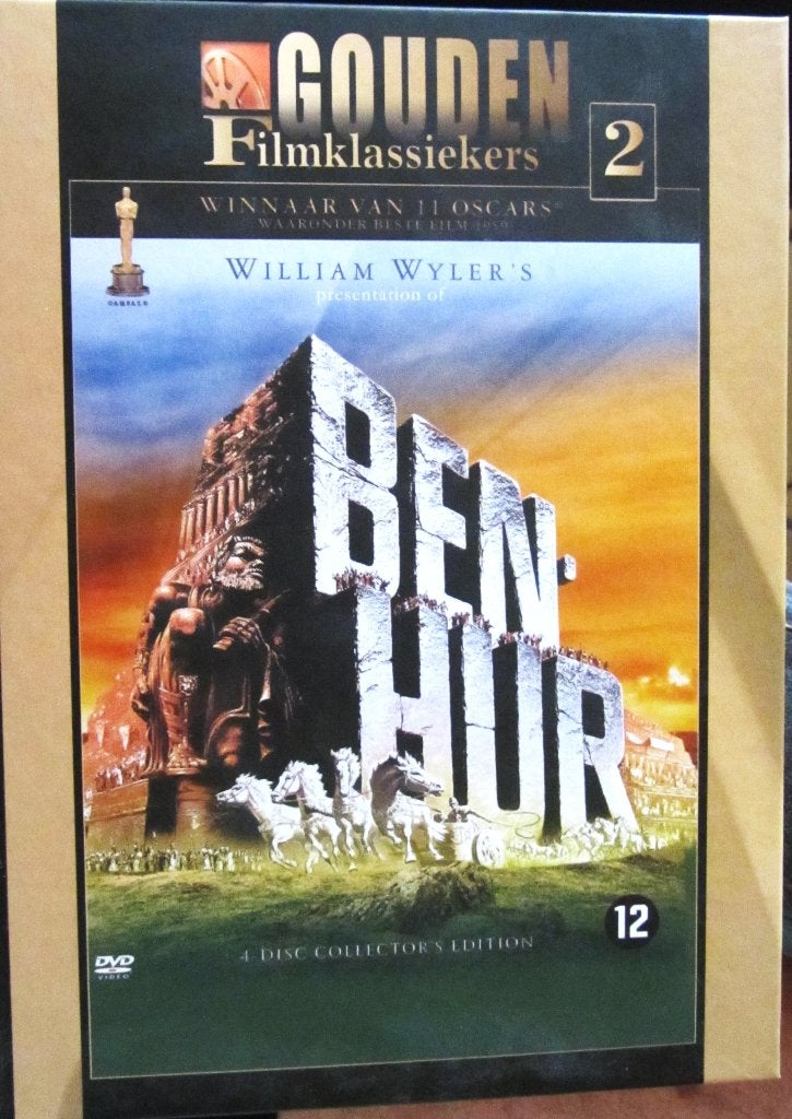 DVD HISTORISCH- BEN HUR (CHARLTON HESTON- STEPHEN BOYD) 1959, CD & DVD, DVD | Action, Historique, Tous les âges, Comme neuf, Anglais
