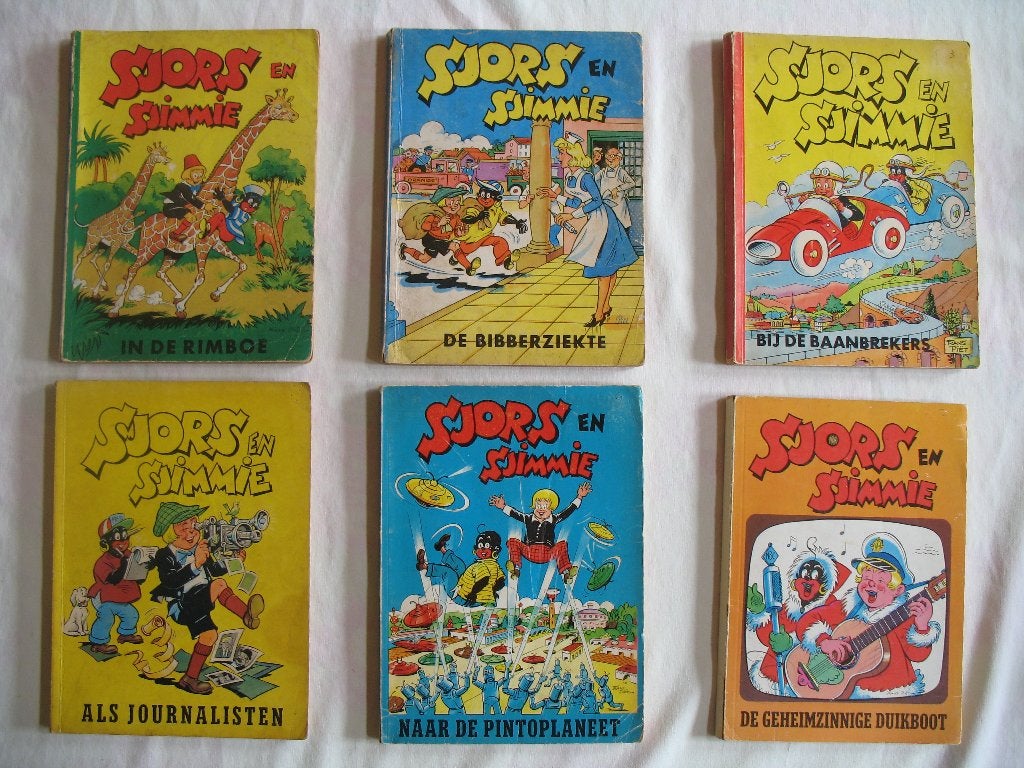 Sjors en Sjimmie, 8 stuks 1960 - 1970, Meerdere stripboeken, Ophalen of Verzenden