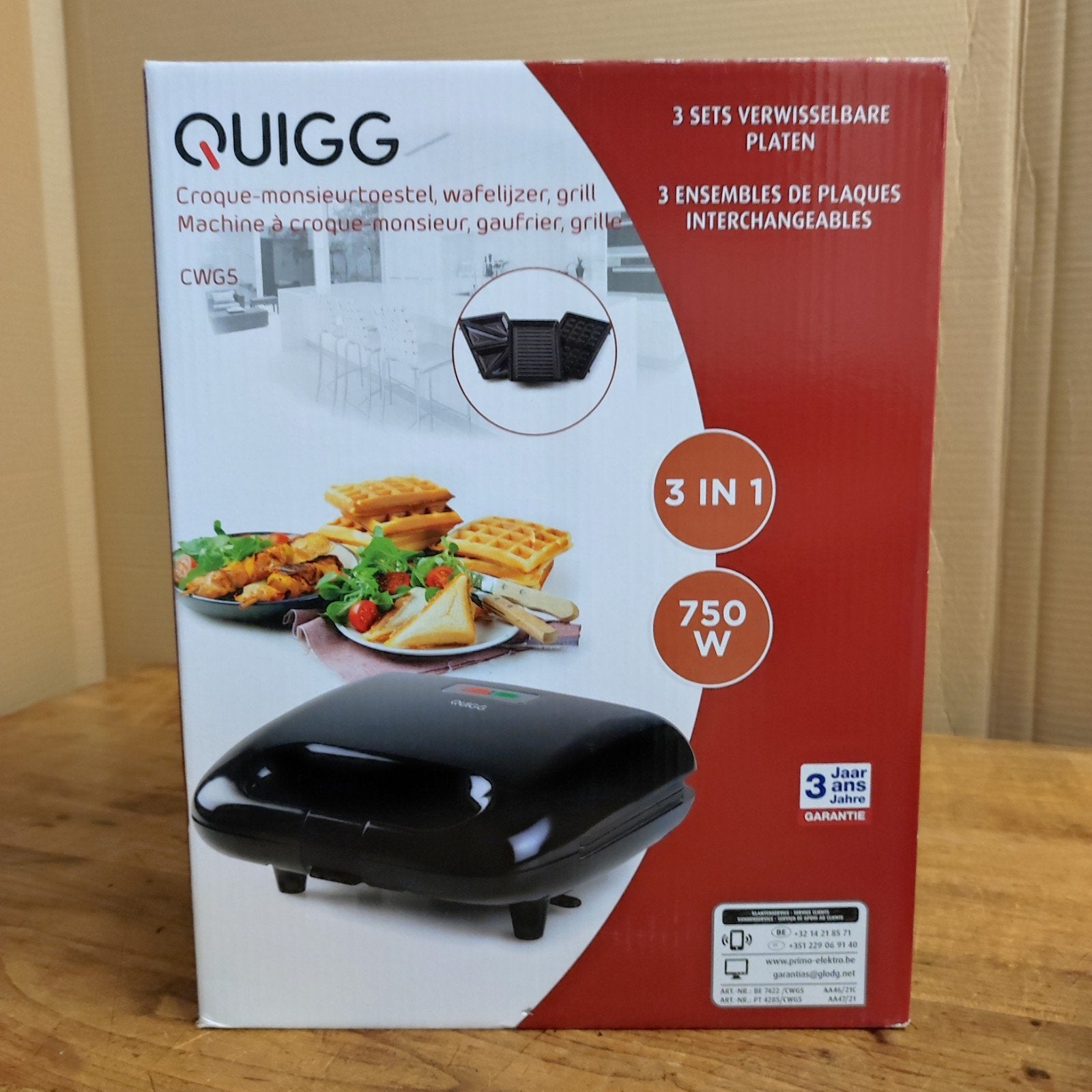 appareil à croque-monsieur, gaufrier, grille, Electroménager, Enlèvement