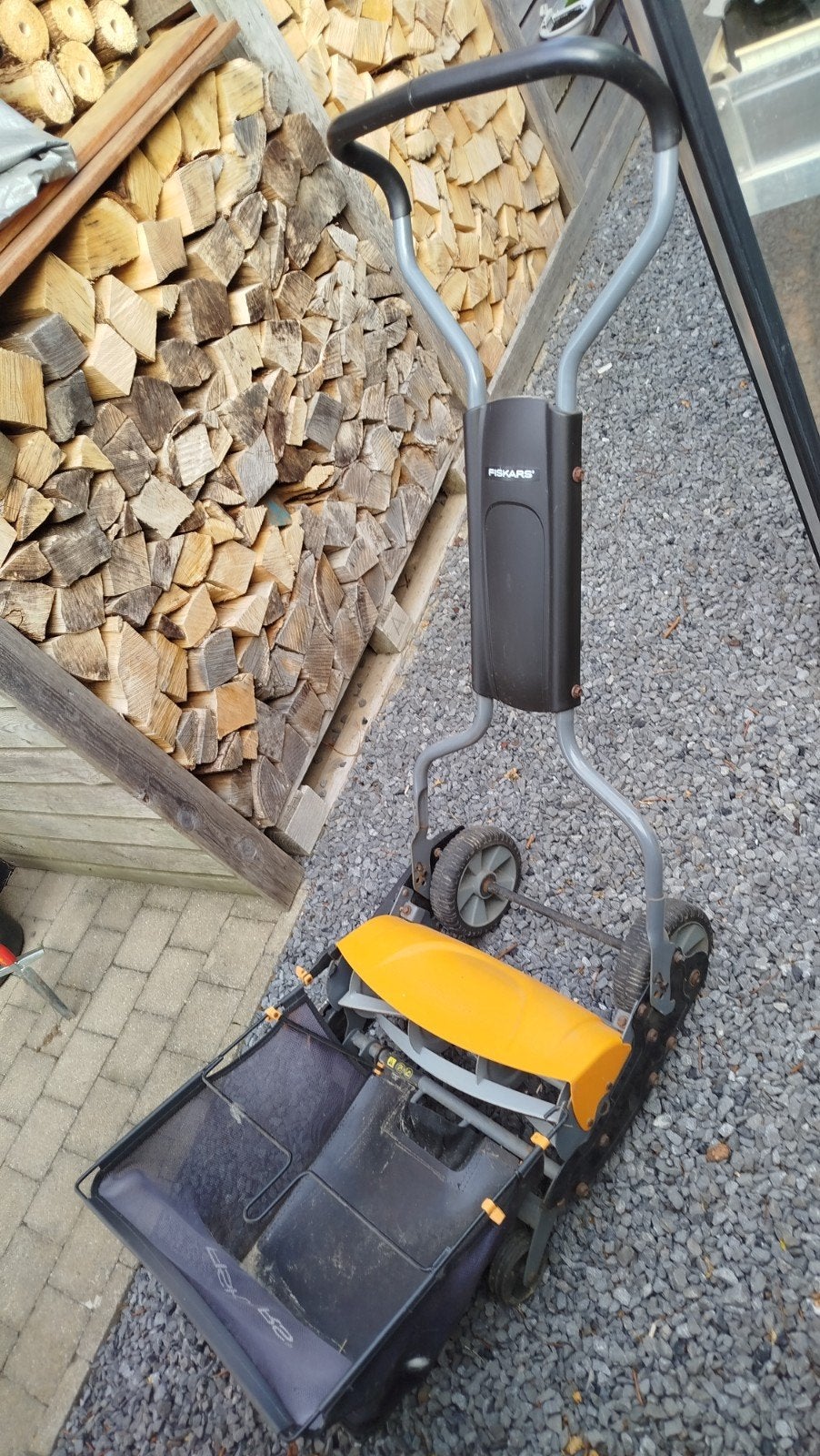 tondeuse manuelle fiskars, Jardin & Terrasse, Fiskars, Tondeuses à gazon manuelles, 40 à 49 cm, Utilisé