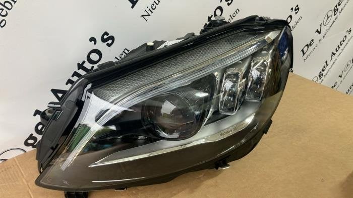 Koplamp links van een Mercedes C-Klasse, Gebruikt, -, Ophalen of Verzenden, -