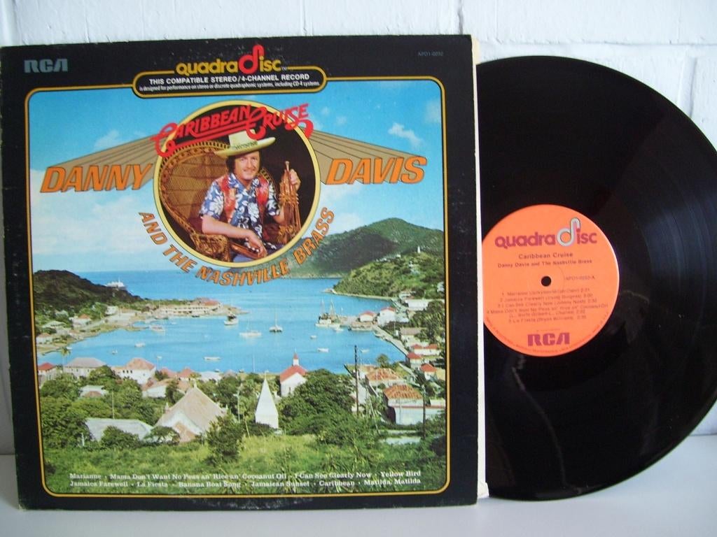 DANNY DAVIS And The Nashville Brass   Caribbean Cruise, Cd's en Dvd's, Vinyl | Latin en Salsa, Originele persing, Ophalen of Verzenden