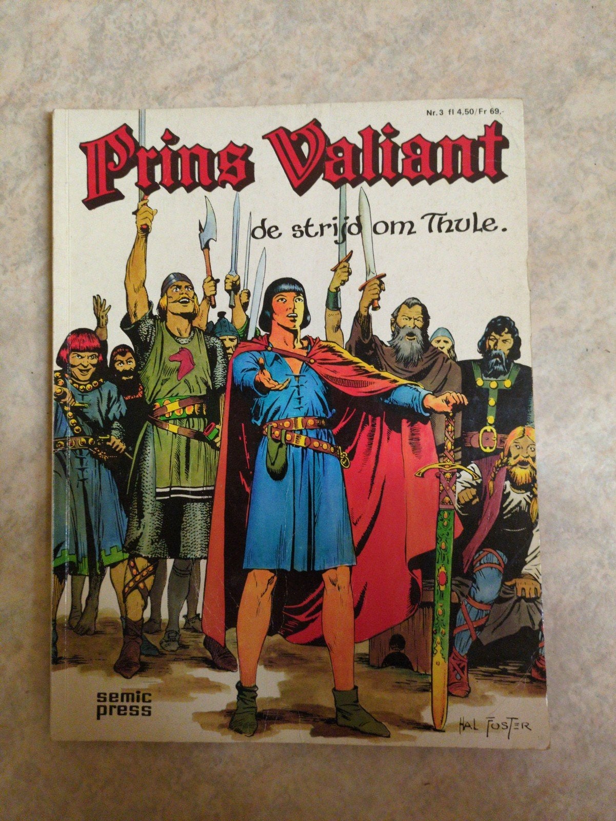 Prins Valiant de strijd om thule, Enlèvement ou Envoi