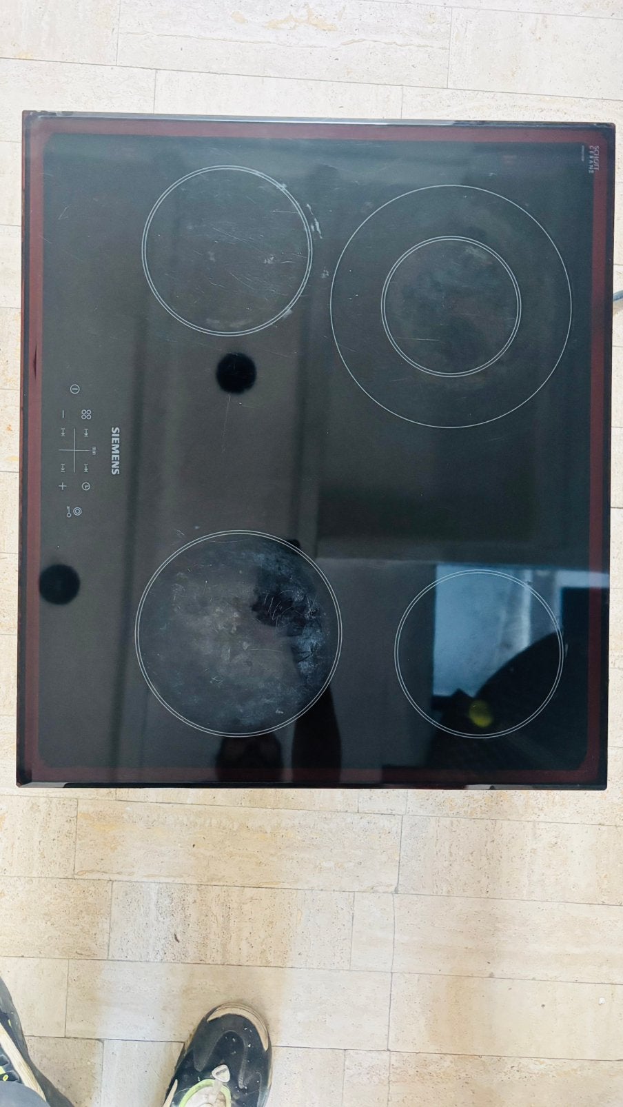Taque électrique, Electroménager, Tables de cuisson, Enlèvement, Comme neuf, Électrique