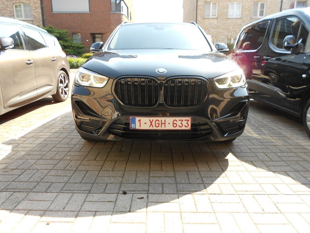 BMW X1 09/2021 18i M-Pack 75500 km's, Zwart, Leder, Particulier, 3 cilinders