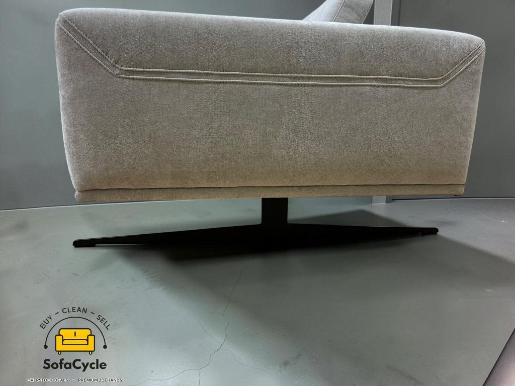 Chaise d'angle grise Amalfi avec appui-tête, angle R, Neuf, Enlèvement ou Envoi, SofaCycle VOF, Zonnestraat 223-229, 9600 Ronse, België