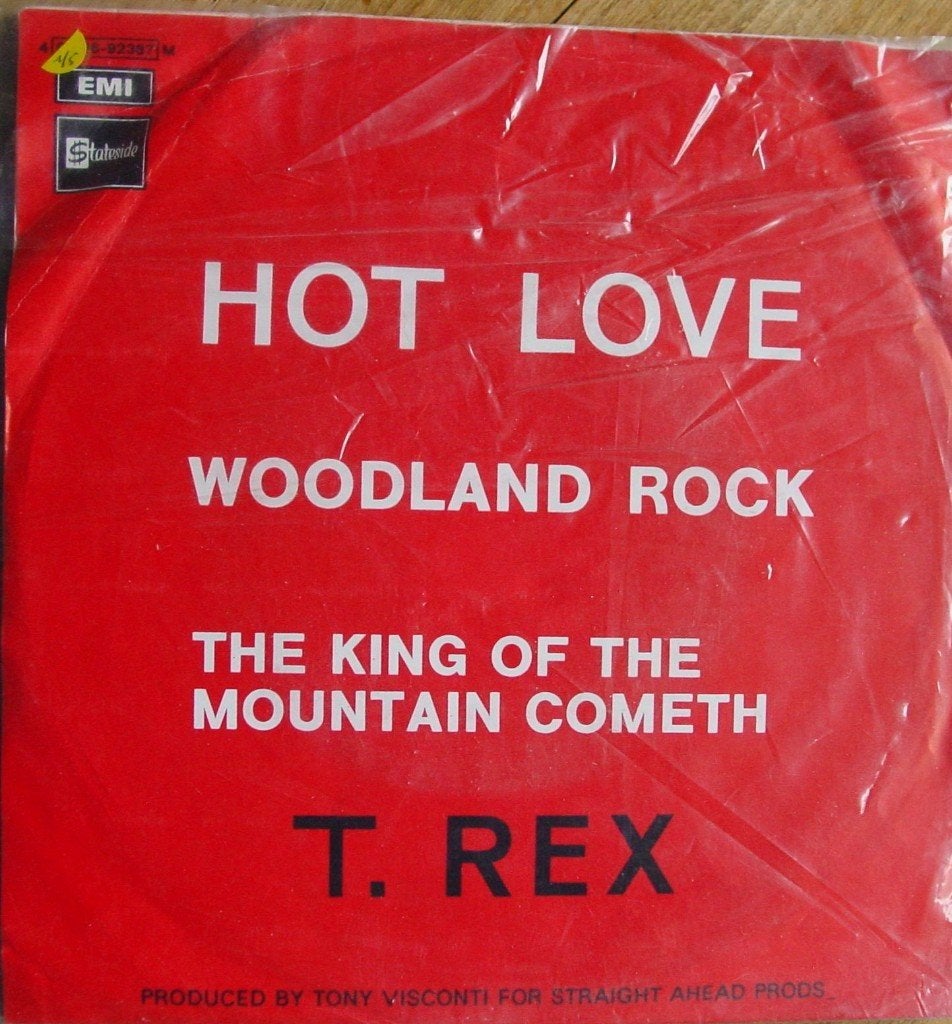 45T 7INCH VINYL SINGLE T.REX, Ophalen of Verzenden, Single