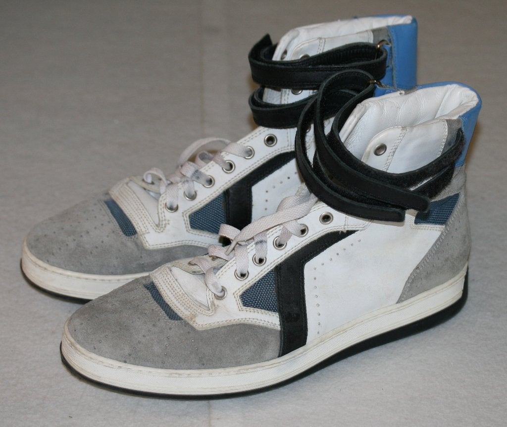 Christian Dior - vintage sneakers - 43 - Leder, Vêtements | Hommes, Chaussures, Enlèvement ou Envoi, Porté, Blanc, Baskets