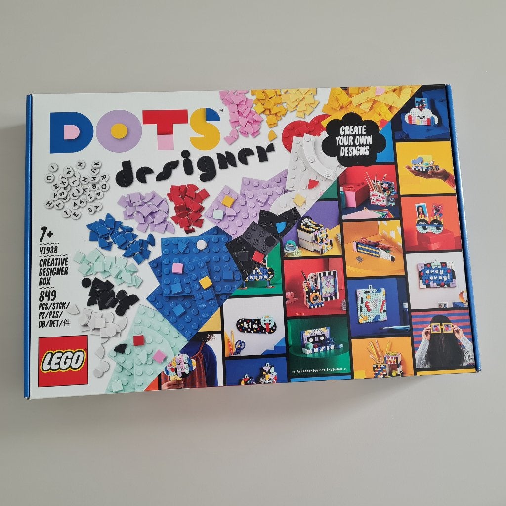 Lego dots designer doos (41938), Overige thema's, Lego, Ensemble complet, Comme neuf