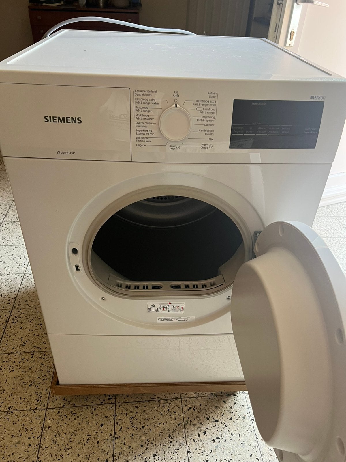 Siemens droogkast IQ300, 6 à 8 kg, Comme neuf, Chargeur frontal, Enlèvement
