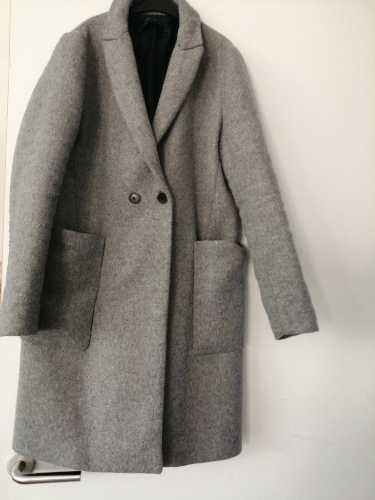 Dames mantel S, Kleding | Dames, Jassen | Winter, Ophalen, Zara, Maat 36 (S), Grijs