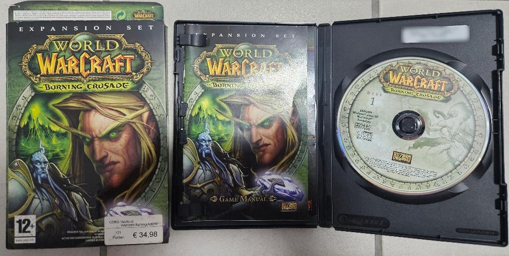 World of Warcraft - The Burning Crusade, Games en Spelcomputers, Games | Pc, Ophalen, Online, Role Playing Game (Rpg), 3 spelers of meer