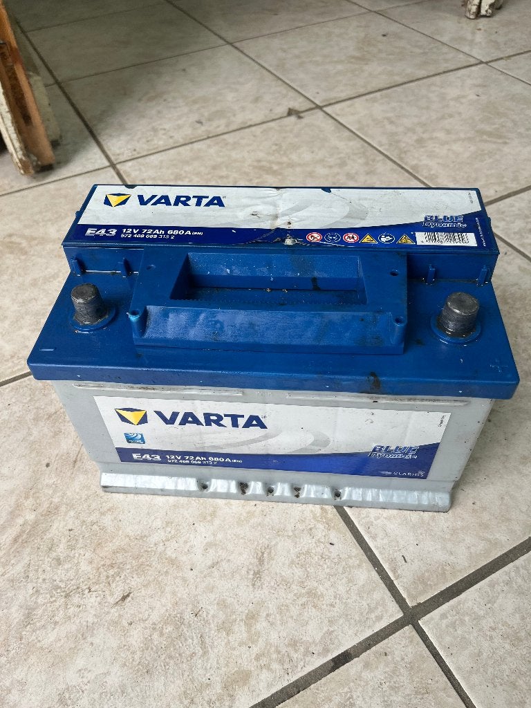 batterij varta 72Ah, Ophalen