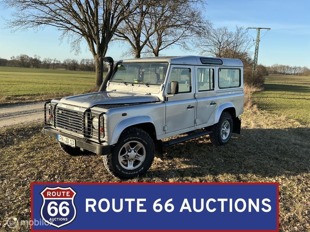 Land Rover Defender 110 TD5 | 2002 | Route 66 Auctions, Autos, Achat, Entreprise, Boîte manuelle, Autre carrosserie