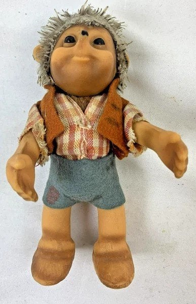 Steiff Macki Egel Rubber figuur 50s 60s Vintage pop, Verzenden, Zo goed als nieuw, Beeldje, Steiff