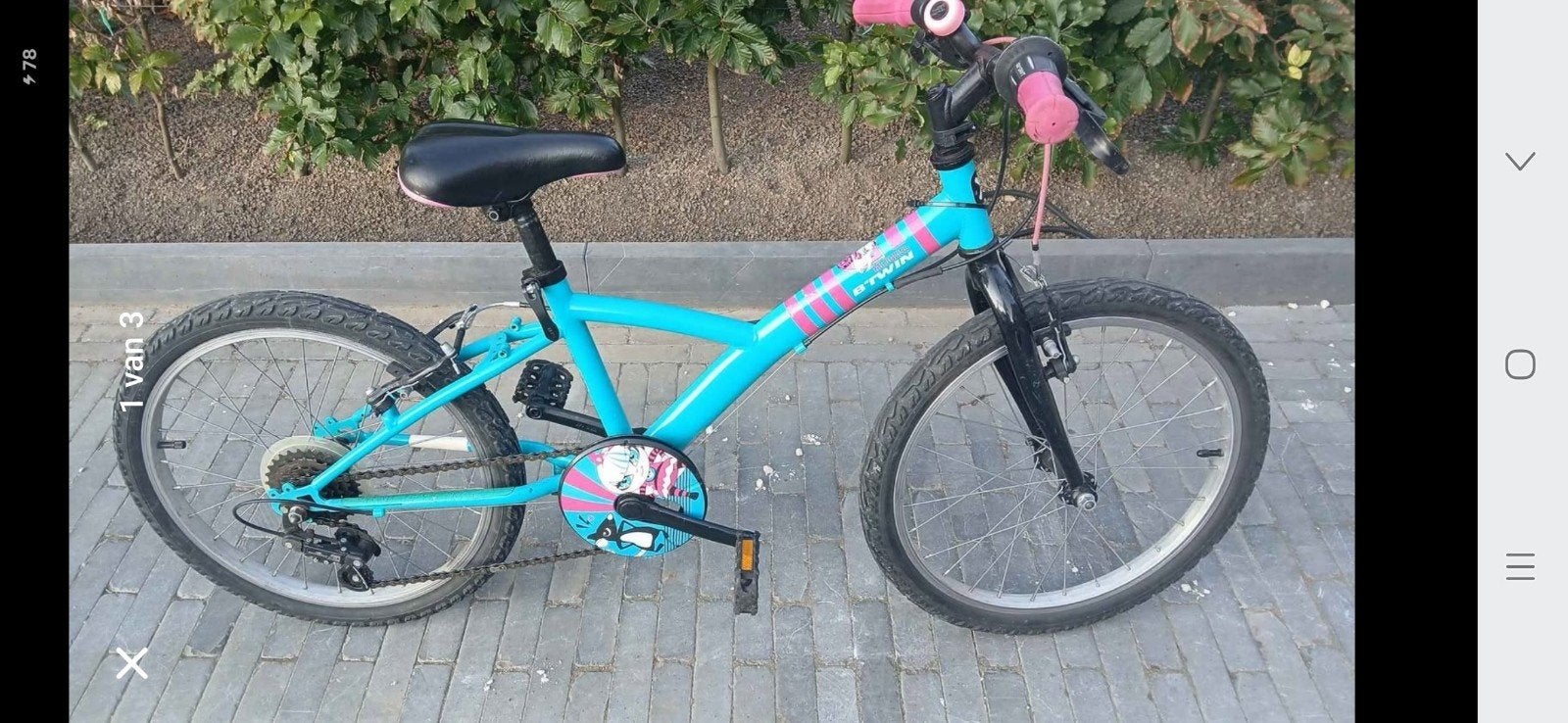 Sportieve meisjesfiets 22 inch, Ophalen