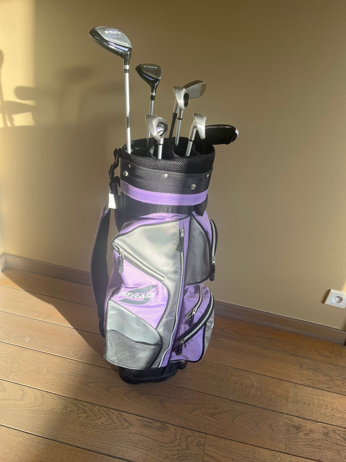 Golf tas + verschillende clubs, Sports & Fitness, Golf, Enlèvement, Utilisé, Set, Autres marques