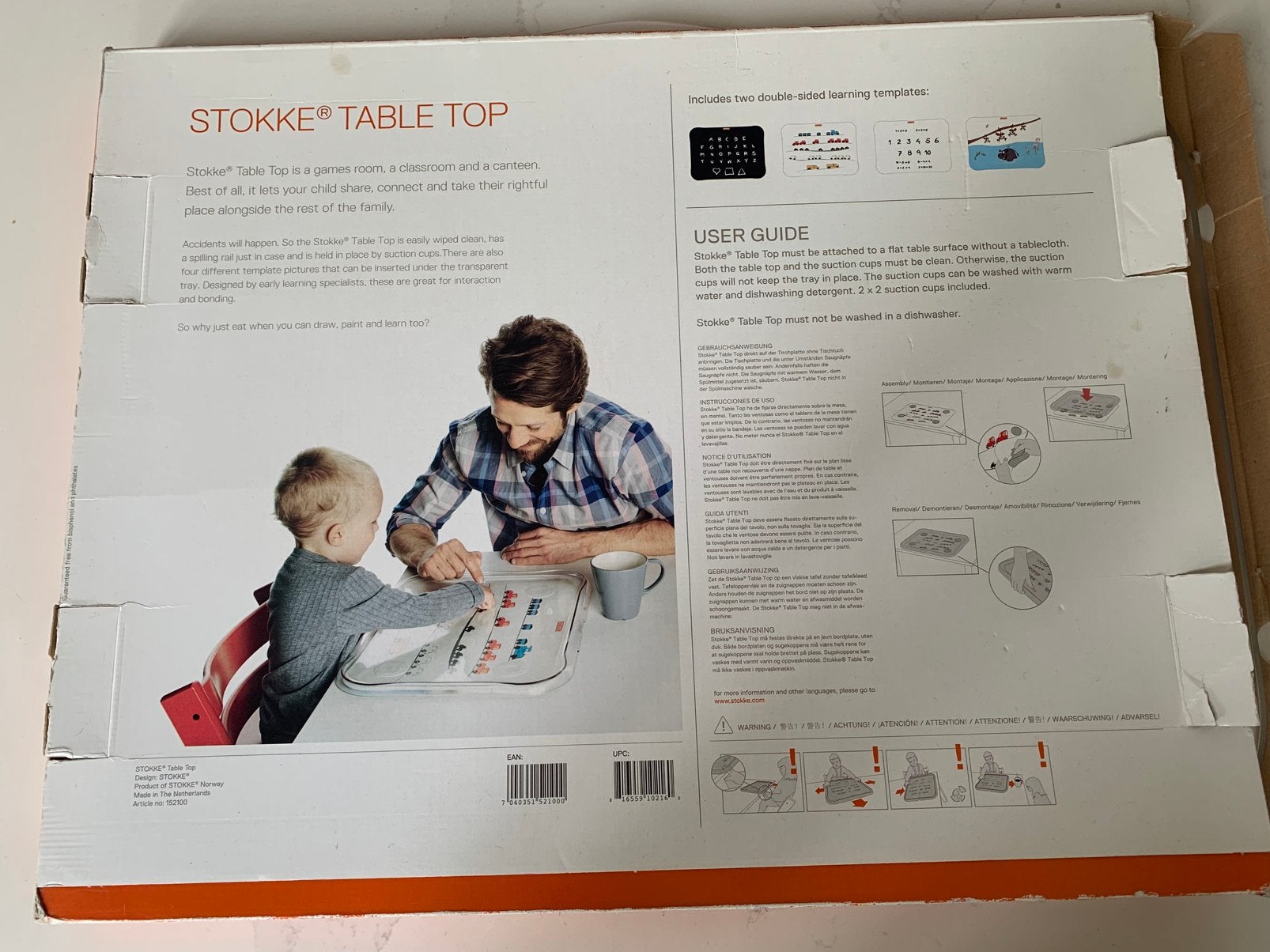 Stokke Table Top bovenblad, Kinderen en Baby's, Ophalen, Zo goed als nieuw
