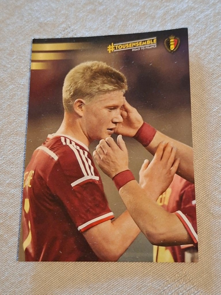 Voetbalkaart : Panini / Kevin De Bruyne / Rode Duivels, Ophalen of Verzenden, Zo goed als nieuw, Spelerskaart