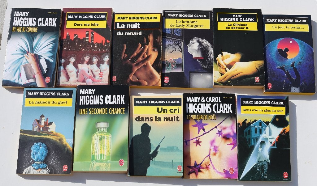 Lot de 11 thrillers de Mary Higgins Clark, Livres, Enlèvement ou Envoi, Mary Higgins Clark