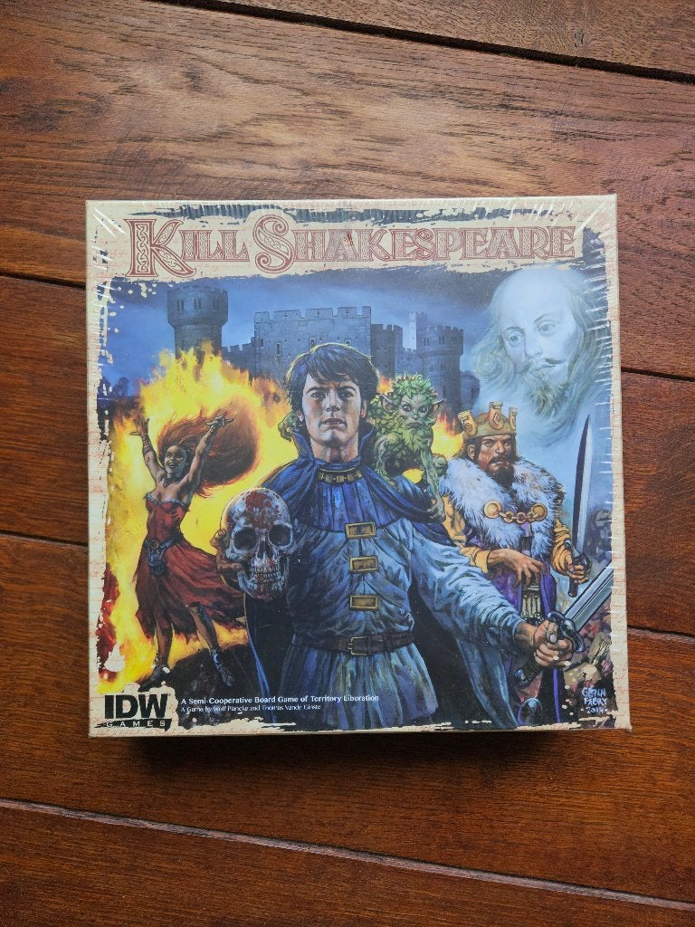 2 nieuwe gezelschapsspelen:Kill Shakespeare & Getaway Driver, Hobby en Vrije tijd, Gezelschapsspellen | Overige, Ophalen of Verzenden