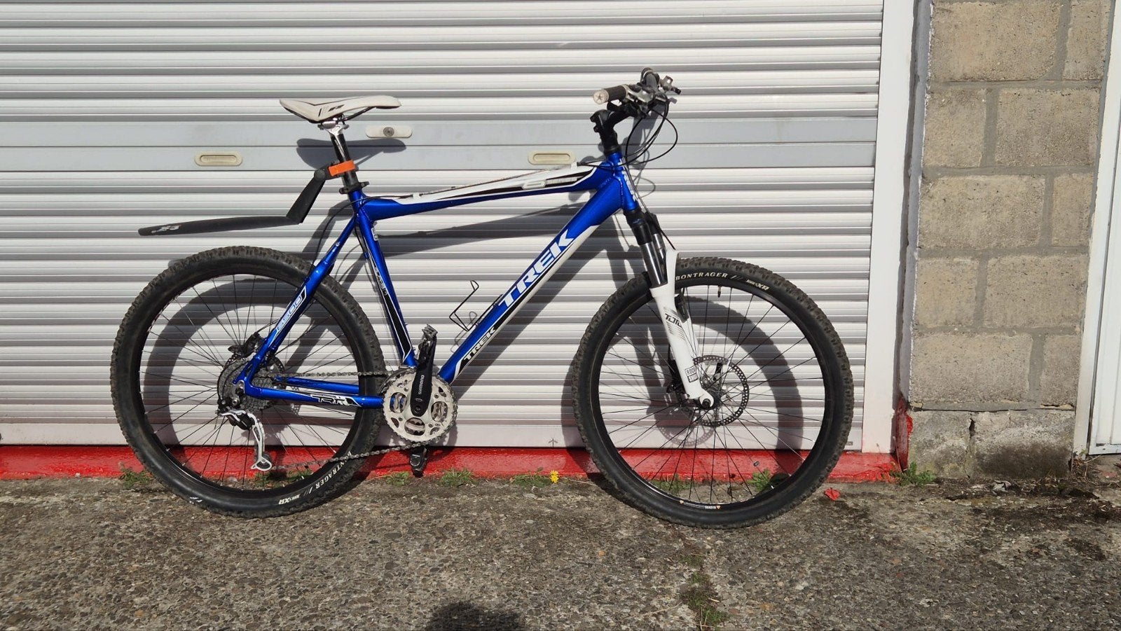 TREK mountain bike blauw-wit, Fietsen en Brommers, Ophalen, Gebruikt, Hardtail, Heren
