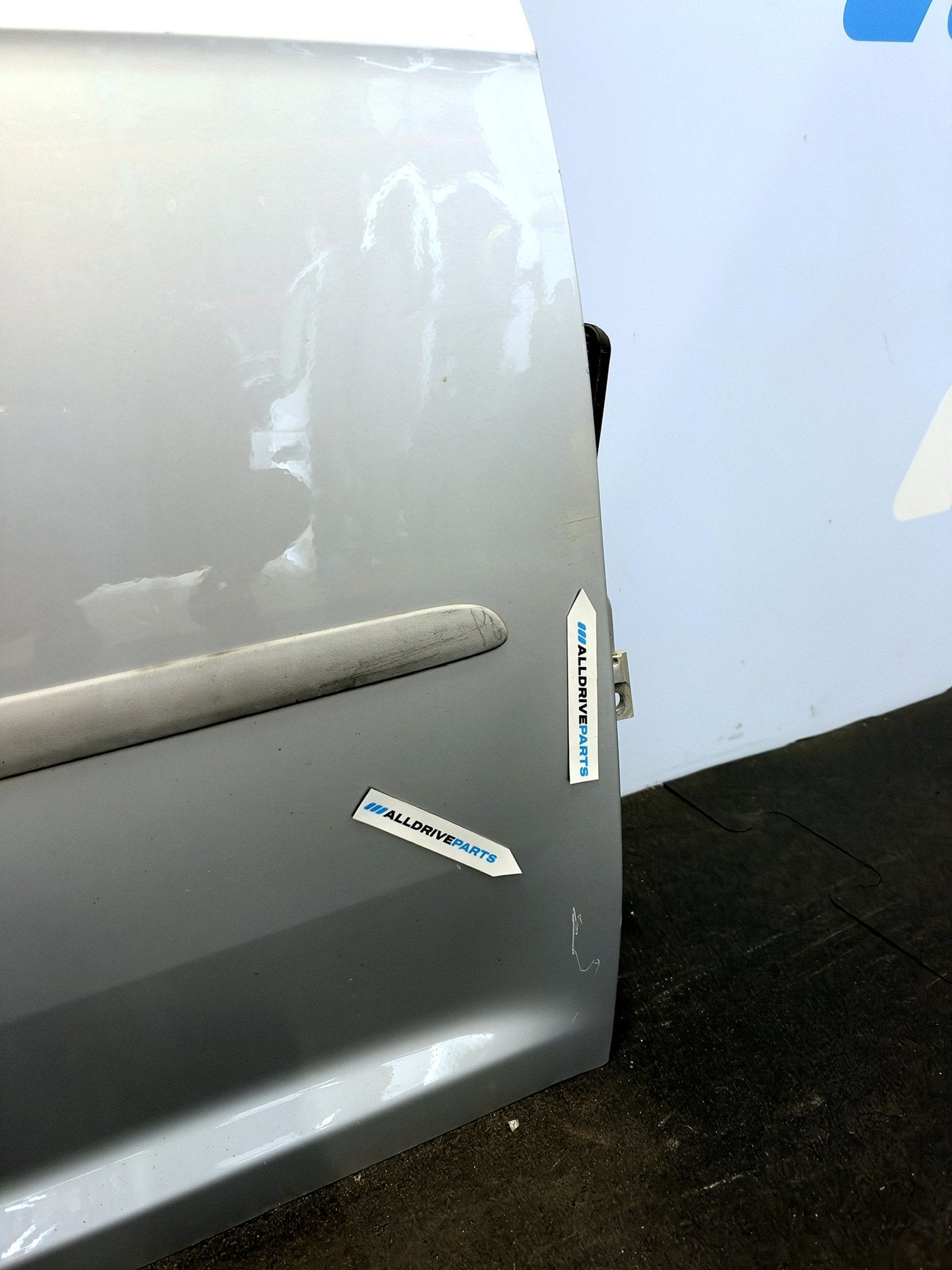VW Caddy IV voorportier rechts zilvergrijs LA7W 2K5831056, Gebruikt, -, Deur, -