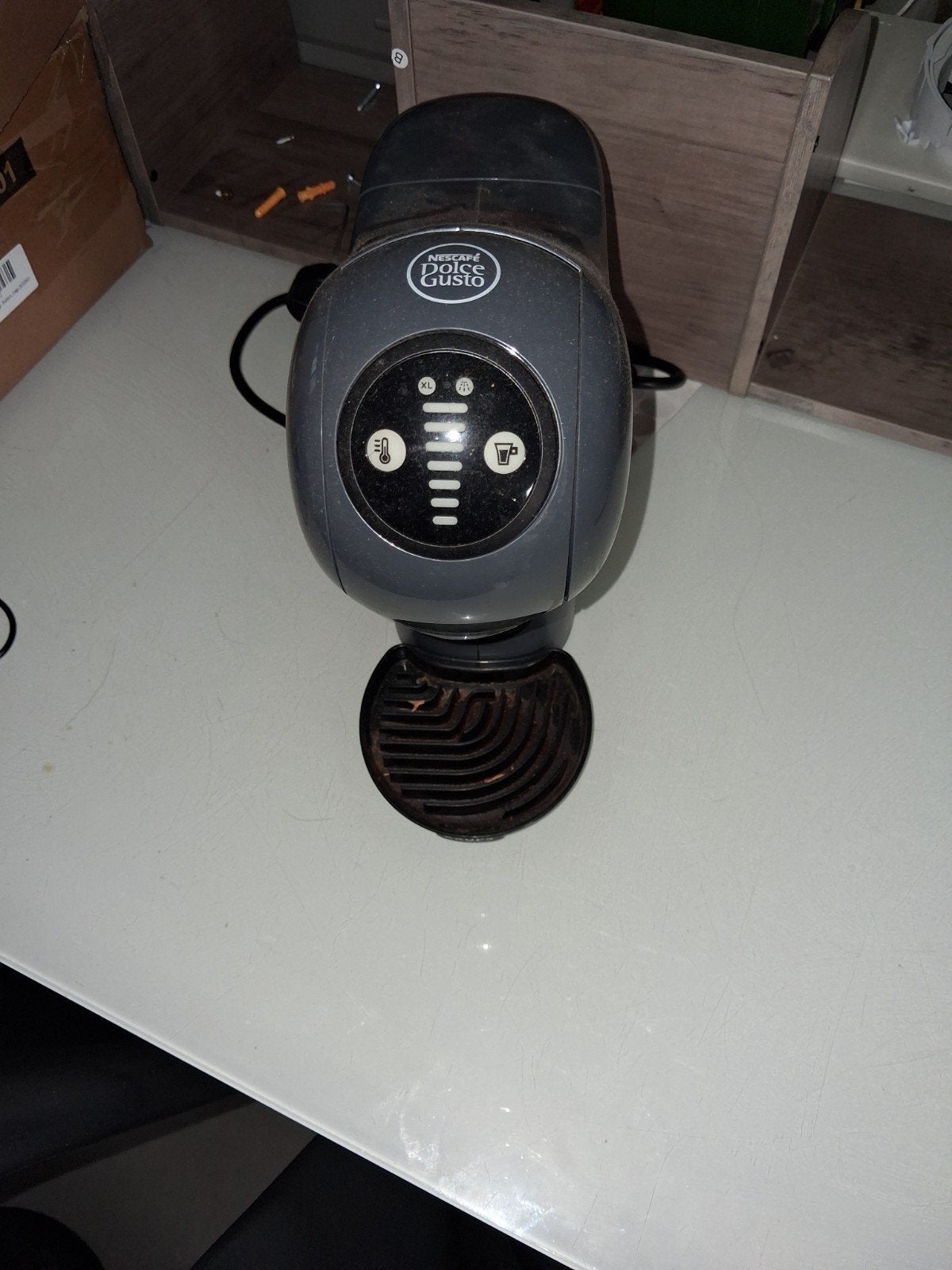 koffie maschine, Ophalen