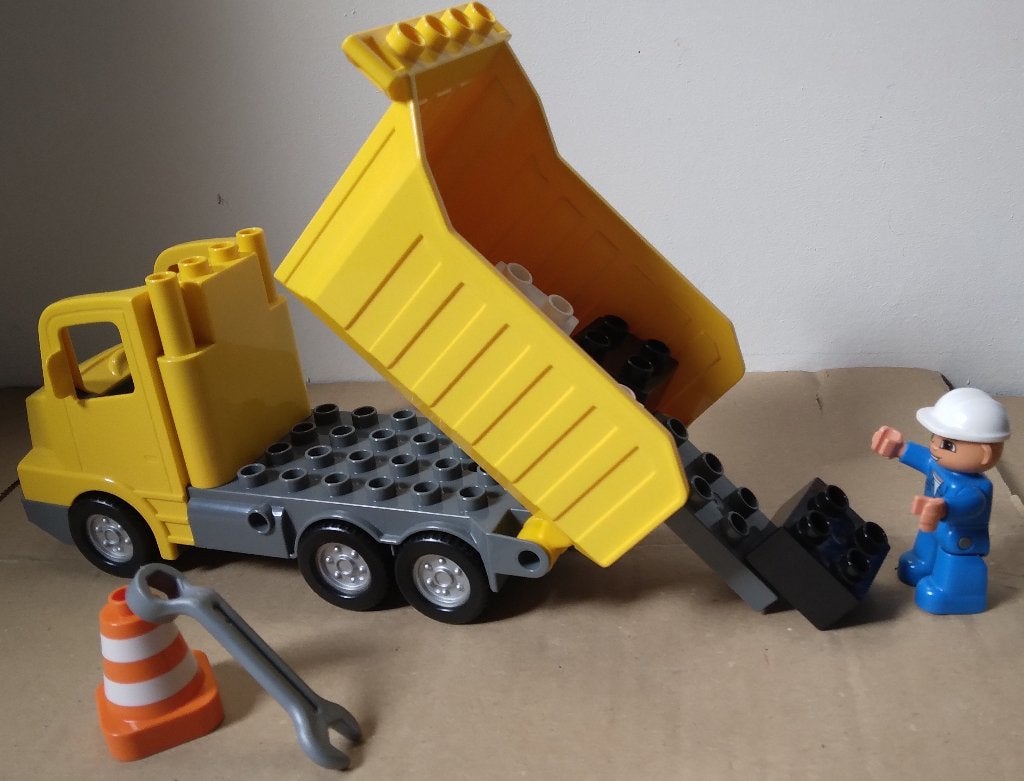 Dump Truck - Duplo (Town) #5651 (2010), Kinderen en Baby's, Ophalen, Gebruikt, Compleet, Duplo