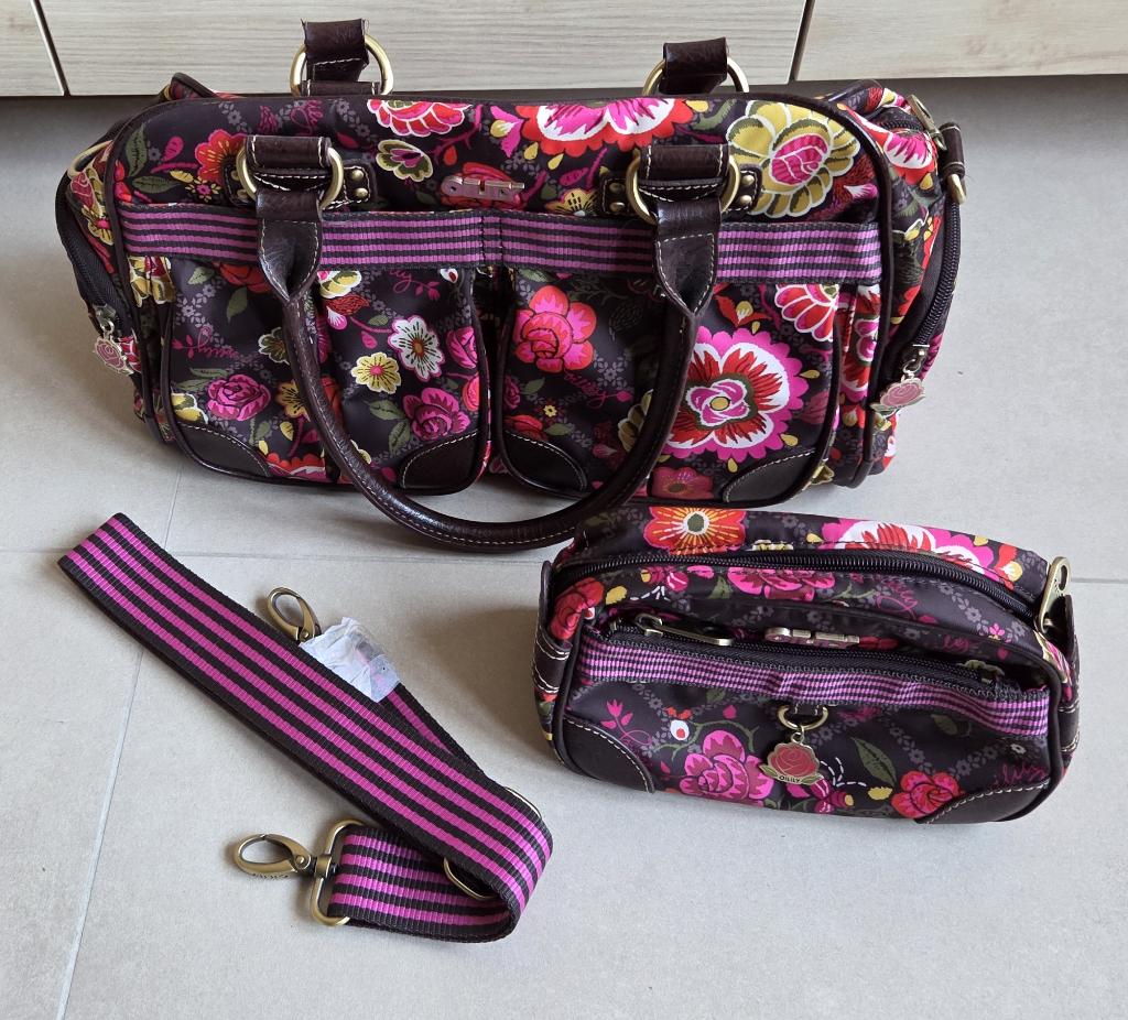 Handtas/schoudertas Oilily met toilettasje, Enlèvement ou Envoi, Utilisé, Autres couleurs, Oilily