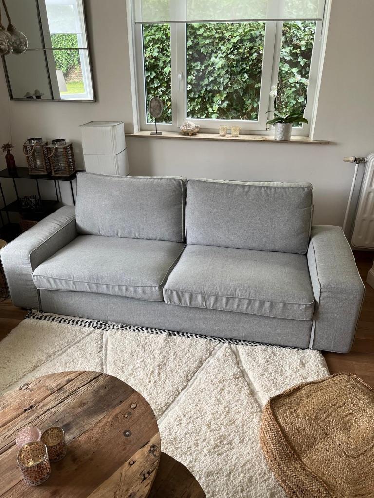Kivik 3-zitsbank met nieuwe hoes en levering!, Ophalen, Driepersoons, 75 tot 100 cm, Zo goed als nieuw