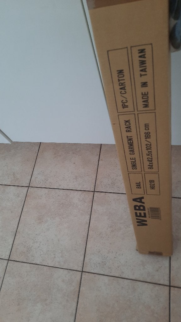 Kledingrek, Ophalen, Met wielen, Nieuw