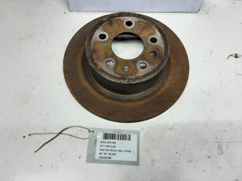 REMSCHIJF ACHTER Opel Vectra B (38) (01-1995/07-2003), Gebruikt, Rue de l'Espoir 34 34
4030  GRIVEGNÉE, BE, Info@Collignon.be