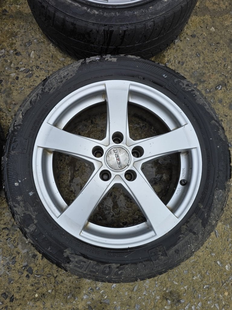 4 jantes alu Dezent 16" – Volvo V40 – pneus à remplacer, Autos : Pièces & Accessoires, 16 pouces, Véhicule de tourisme, 205 mm