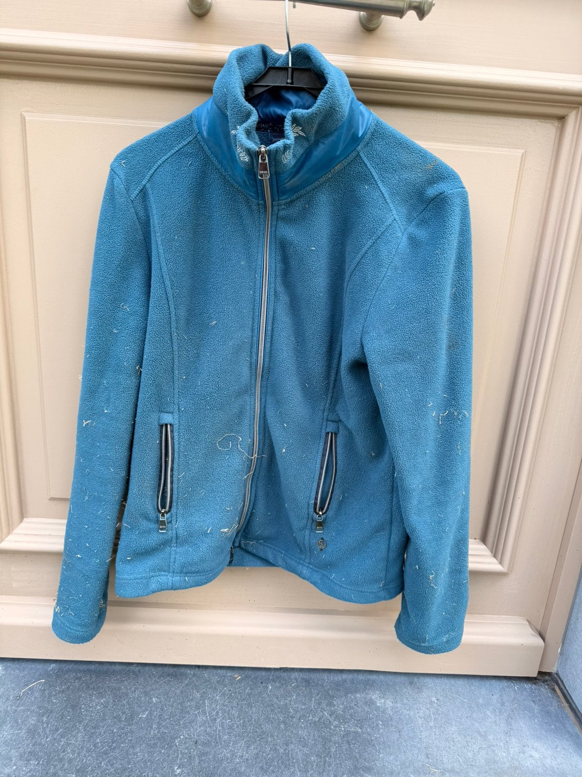 Blauwe gilet HV Polo maat L, Animaux & Accessoires, Vêtements d'équitation, Enlèvement, Comme neuf
