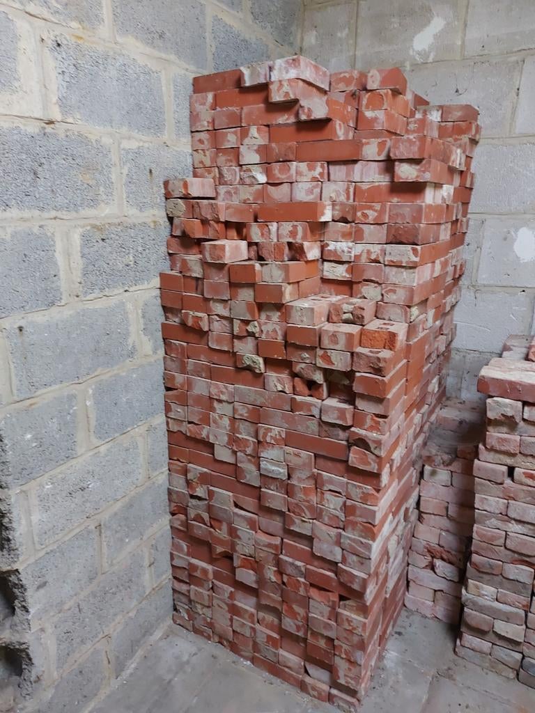 Briques de parement rouges, Bricolage & Construction, Briques, Enlèvement