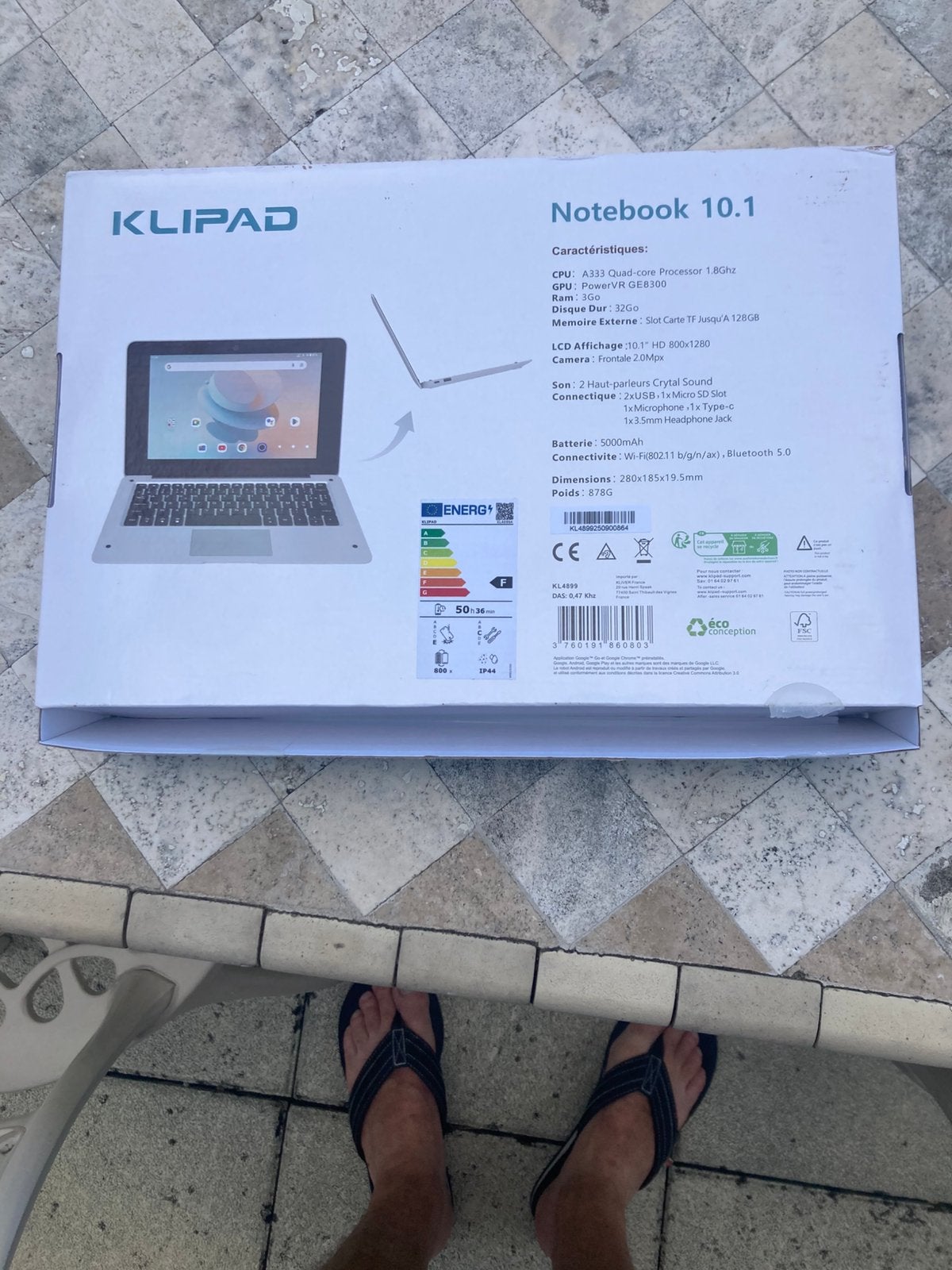 Notebook 10.1-32Go - Mémoire externe jusqu’à 128 GB, Enlèvement, Comme neuf, 128 GB
