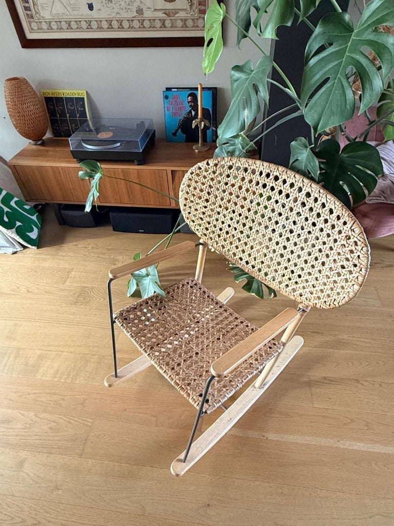 Schommelstoel GRÖNDAL – IKEA, Huis en Inrichting, Ophalen, Overige materialen, Overige kleuren, Scandinavisch