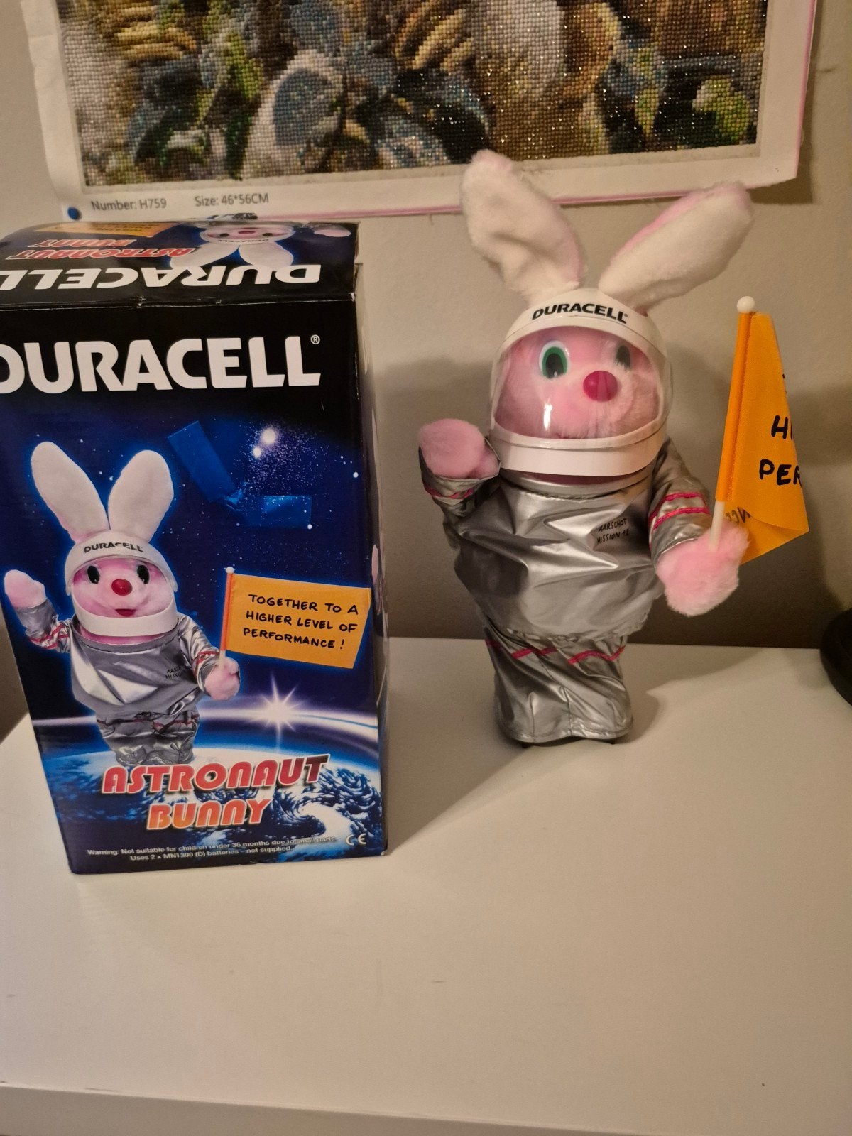 Duracell bunny vintage werkende staat met doos, Verzamelen, Ophalen of Verzenden